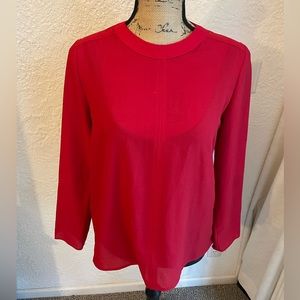 Paper crane, long sleeve blouse